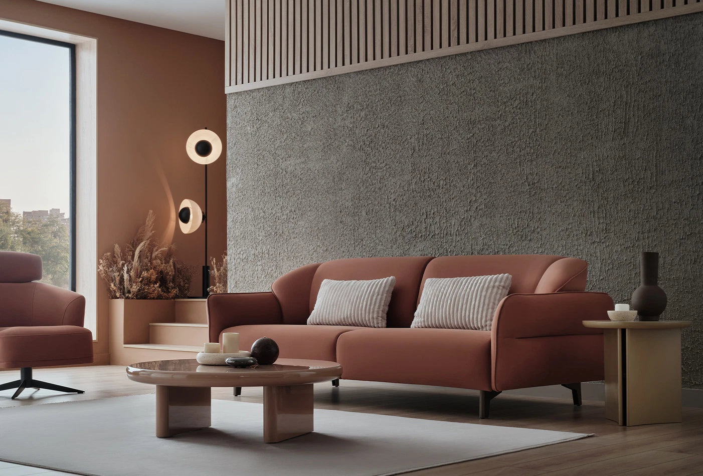 Триместен разтегателен диван Hera