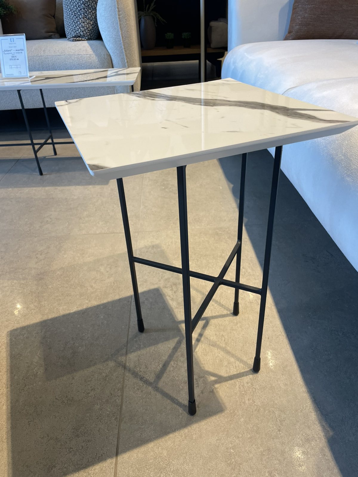 Помощна масичка Solaro - Marble - Аутлет