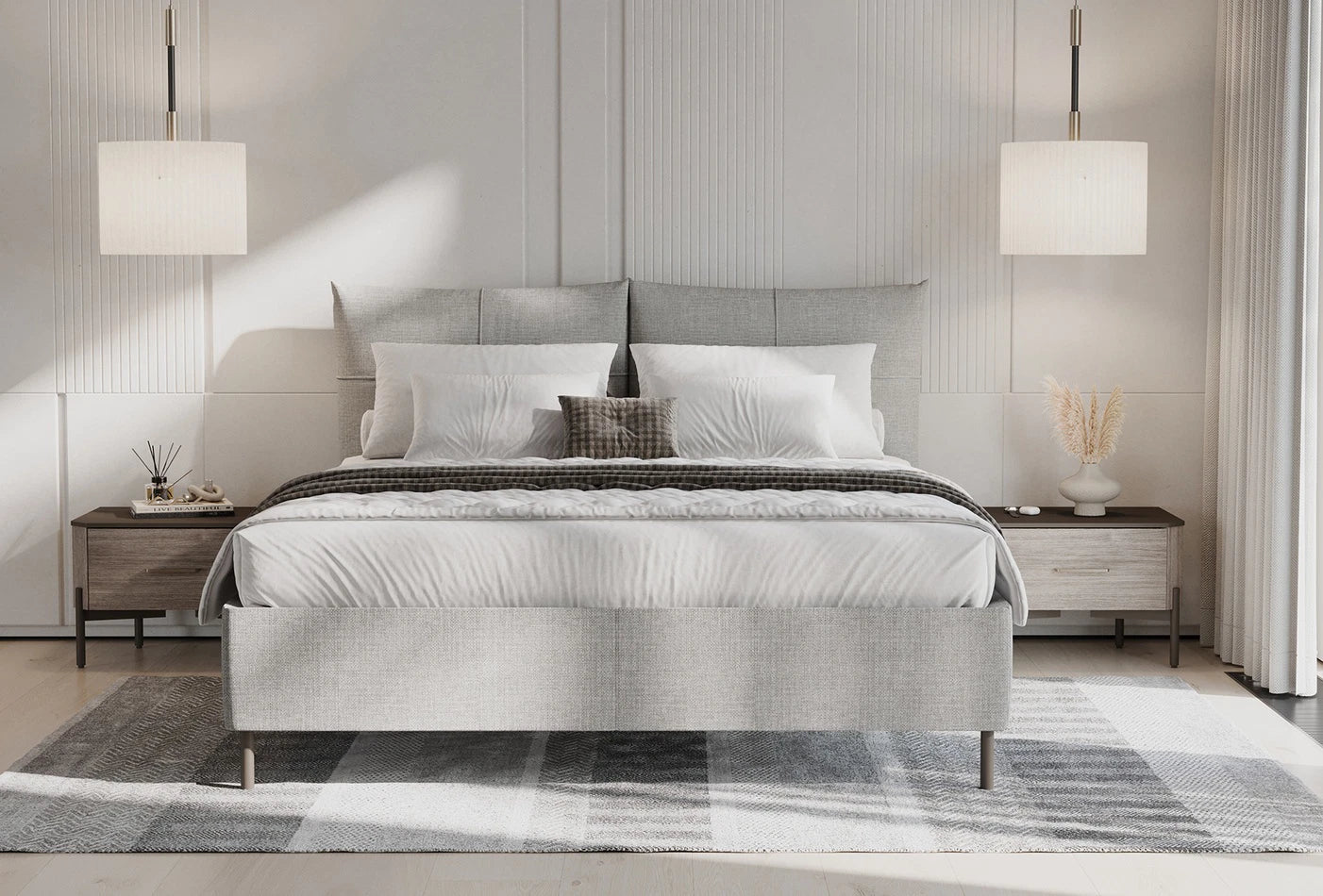 Легло с табла Varena - 160х200см