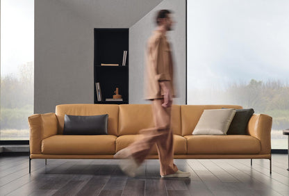 Чериместен диван Emoticon -  естествена кожа