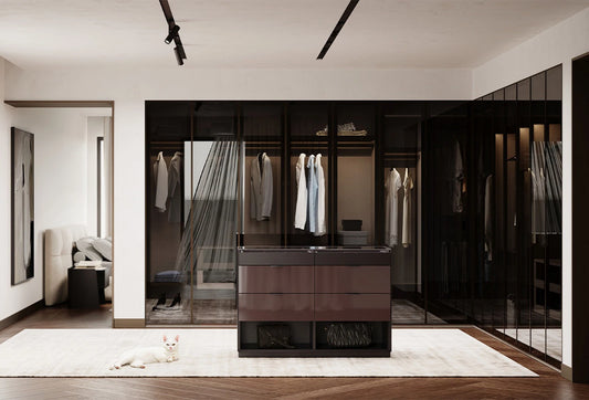 Гардеробен модул Odena - с рафтове