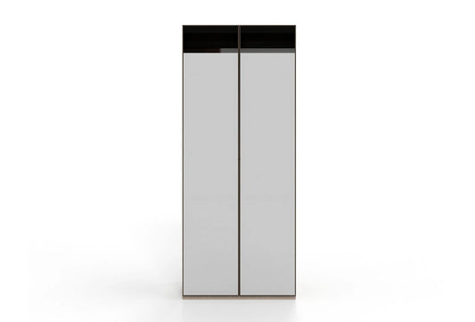 Двукрилен модулен гардероб Odena - с място за аксесоари