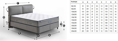 База с ракла New Lotto с табла Adapt Rest и матрак Adapt Rest