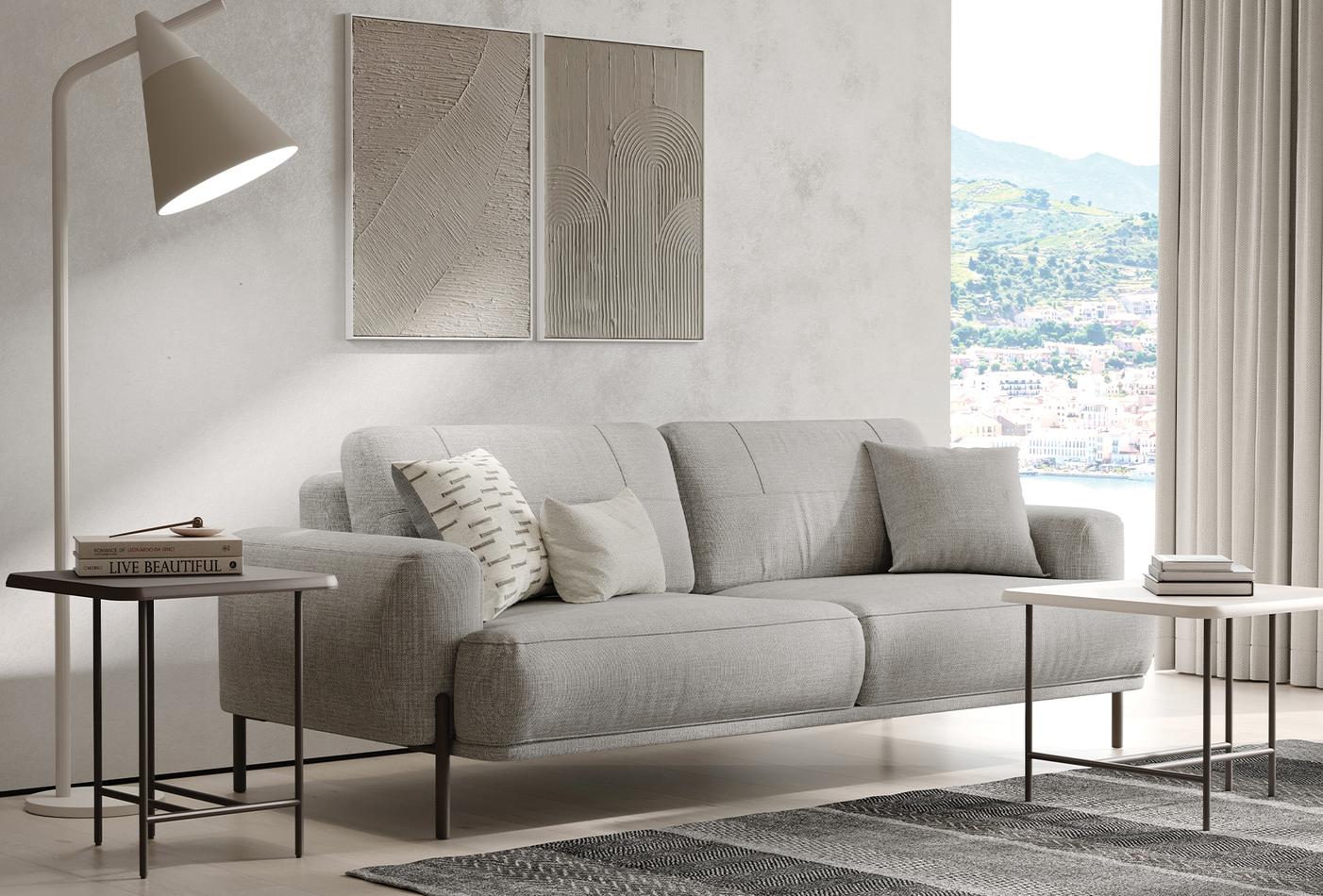 Триместен разтегателен диван Varena