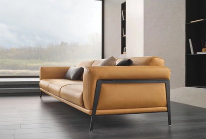 Чериместен диван Emoticon -  естествена кожа