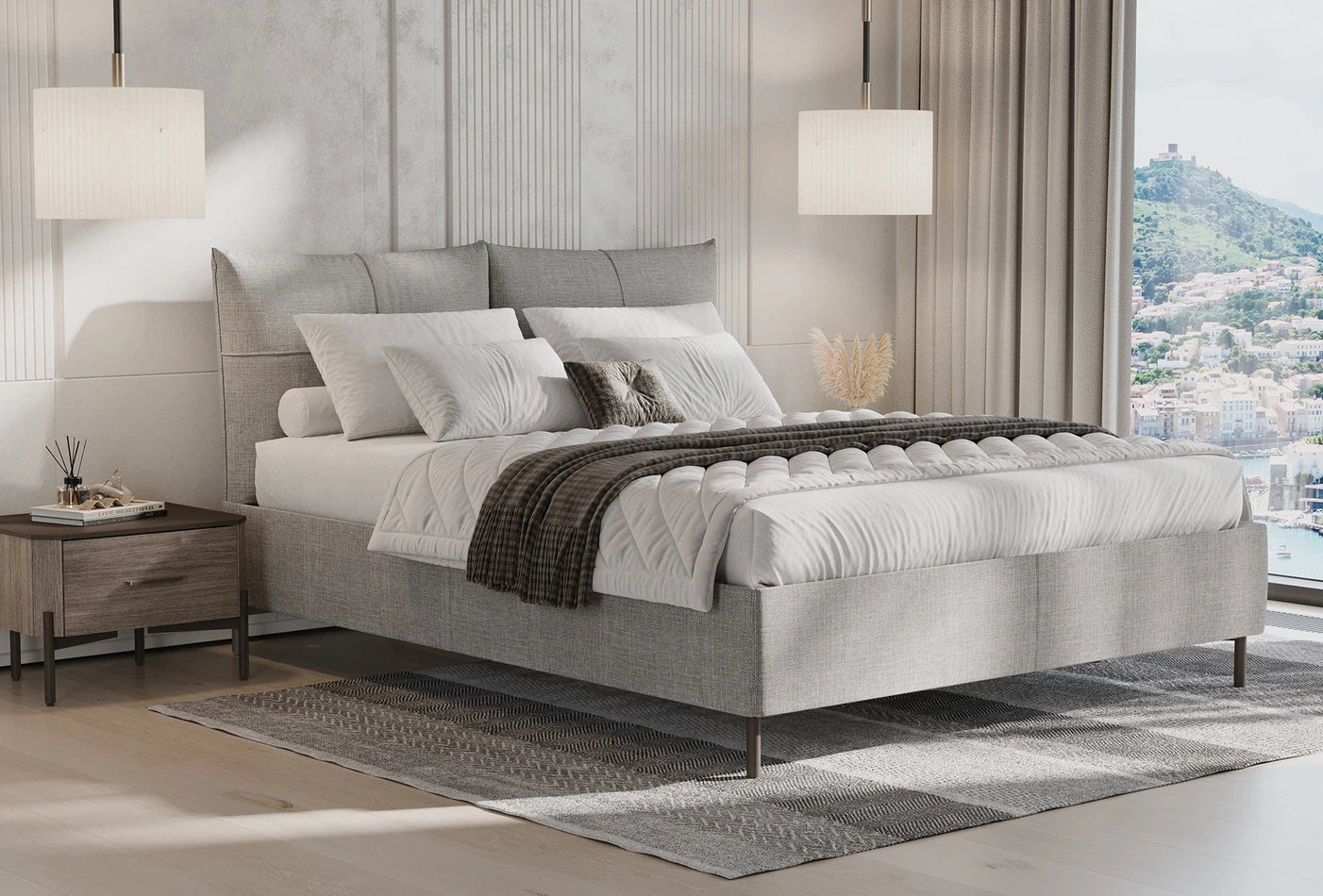 Легло с табла Varena - 160х200см