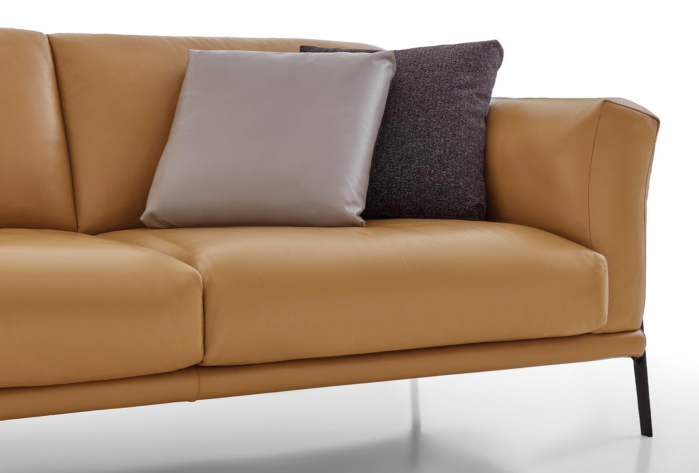 Чериместен диван Emoticon -  естествена кожа