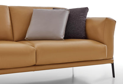 Чериместен диван Emoticon -  естествена кожа