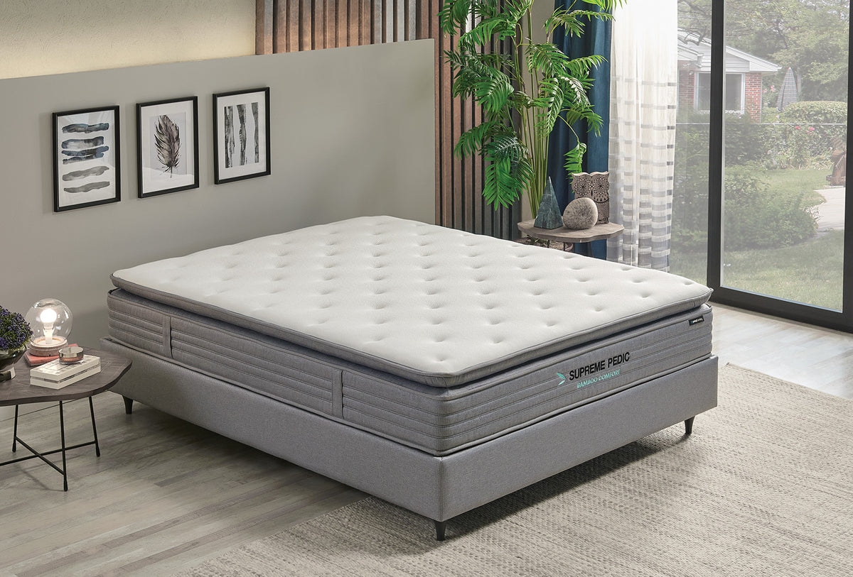 Легло Supreme Pedic + матрак Supreme Pedic | 🚚 Бърза доставка