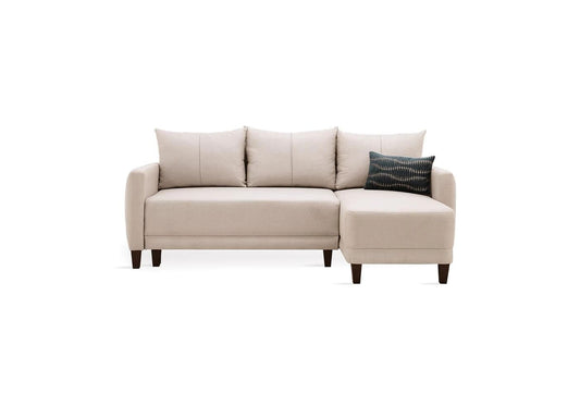 Ъглов разтегателен диван 216 см Smart